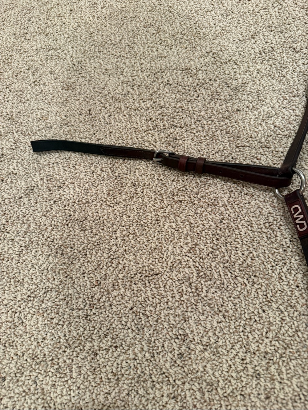 Used CWD Raised Adjustable Bridge Breastplate. Oversized in color Brown. - Picture 5 of 5